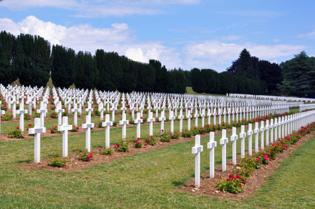 Ossuary Memorial in Verdun, Franceのeditorial素材