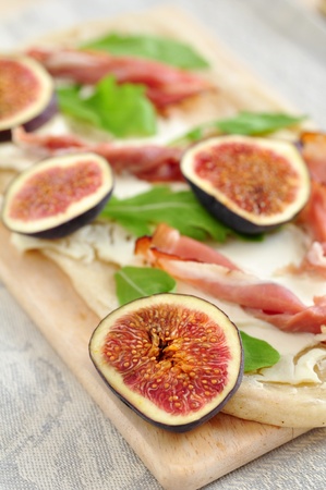 Tarte with figsの写真素材