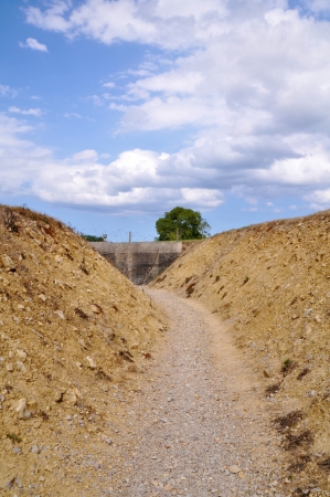 German artillery battery near Saint-Marcouf, Département Manche, northwest of Utah Beach  Infantry shelter の写真素材
