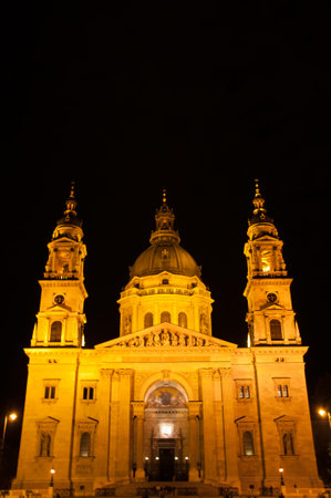 St Stephan Basilica in Budapestのeditorial素材
