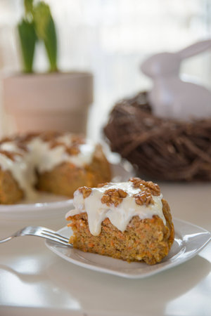 Carrot Cake with Whipped Frosting