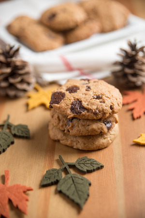 Chocolate Chip Cookiesの写真素材