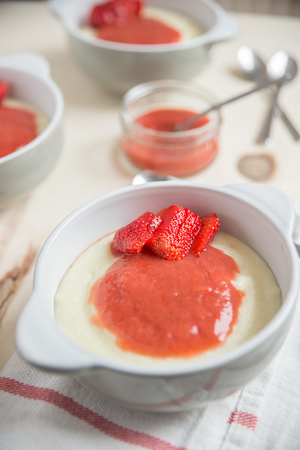 Vanilla Puddingの写真素材