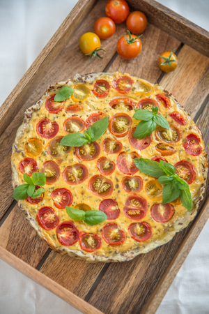 Tomato tartの写真素材