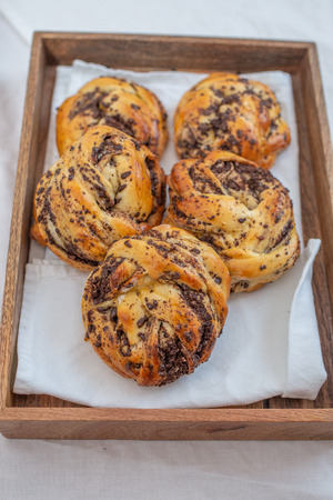 Chocolate Bunsの写真素材
