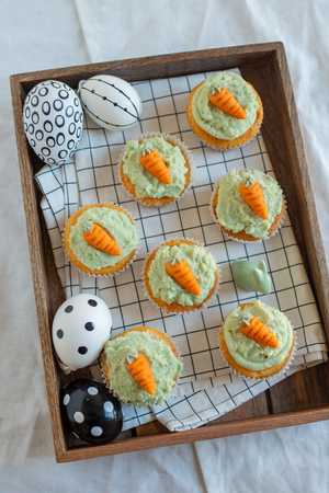 Easter cupcakesの写真素材