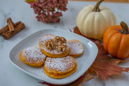 Pumpkin spice pancakes