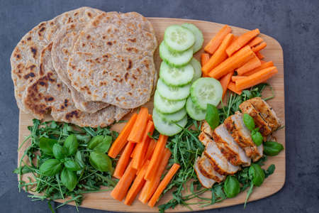 healthy home made crisp rye bread on a table
