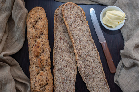 Whole grain rye bread