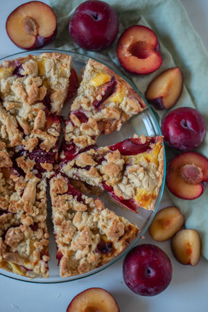 German plum cakeの写真素材