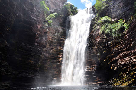 Waterfall in Brazilの写真素材