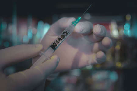 Vaccine, covid-19の写真素材