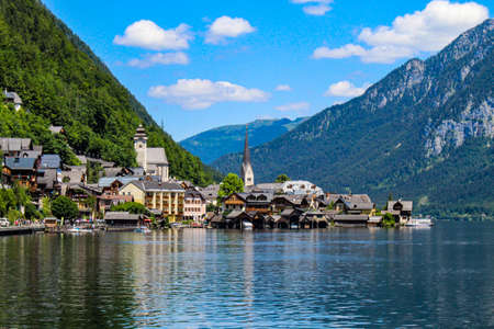 Hallstatt Lakeの写真素材