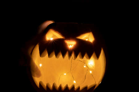 Halloween pumpkinの写真素材