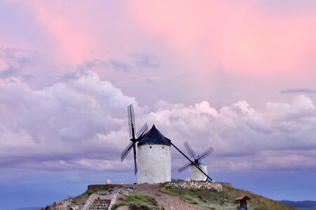 Old windmillsの写真素材