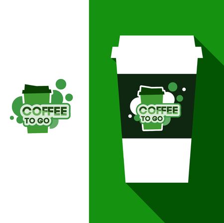 Vector Design Coffee Cup  for Coffee shop or Cafe. For Brochures and Flyers.のイラスト素材