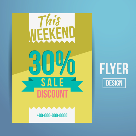 Abstract Vector Creative Sale Flyers, can be used as poster or banner design. For shopping.のイラスト素材