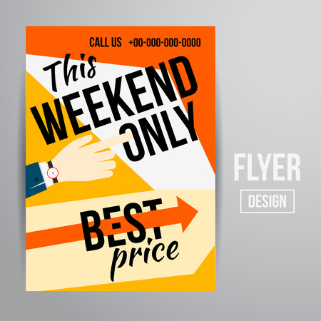 Abstract Vector Creative Sale Flyers, can be used as poster or banner design. For shopping.のイラスト素材