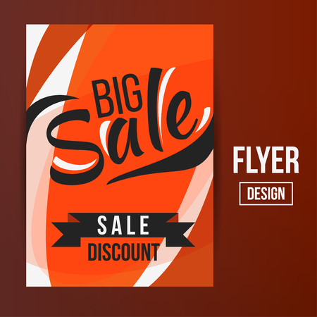 Abstract Vector Creative Sale Flyers, can be used as poster or banner design. For shopping.のイラスト素材