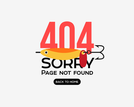 Page with a 404 error. Template reports that the page is not foundのイラスト素材