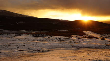 Chimborazo sunsetの写真素材