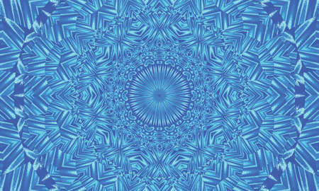 Concentric colorful kaleidoscopic background / Mantra background