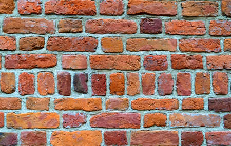 Wall of bricks for background