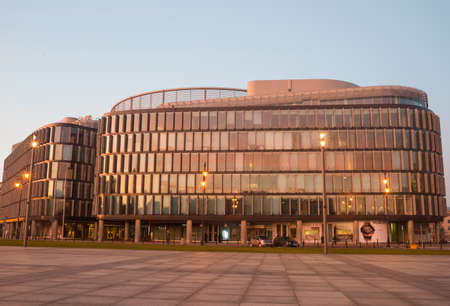 Warsaw, Poland - December 24, 2015: Regus Warsaw Metropolitan - Office centerのeditorial素材