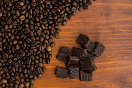 a mug of fresh, stimulating coffeeの写真素材