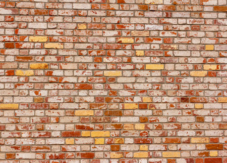 The background of an old textured brick wall