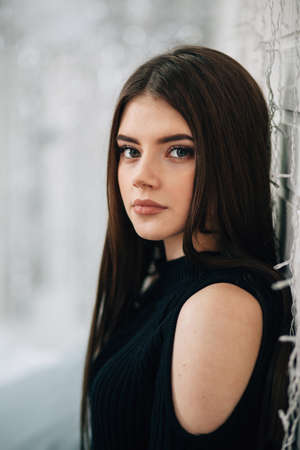 beauty woman portrait of teen girl