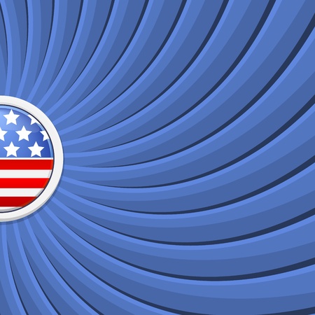 Blue background on the theme of July 4th illustrationのイラスト素材