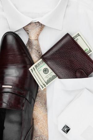 Men\'s business fashion backgroundの写真素材