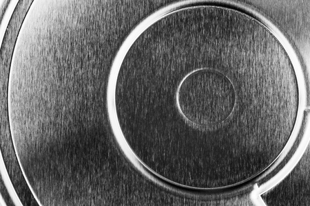 Geometry electronics, closeup hard drive lid, as a background, textureの写真素材