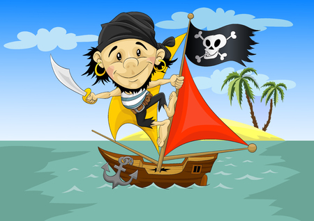 Happy Pirateのイラスト素材