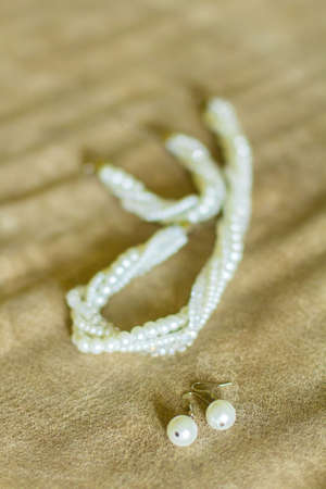 beautiful female ornament from beadsの写真素材