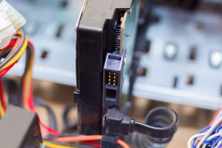 Computer board with microchips