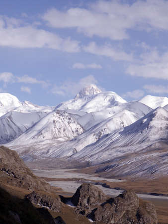 Tien-Shan highlandsの写真素材