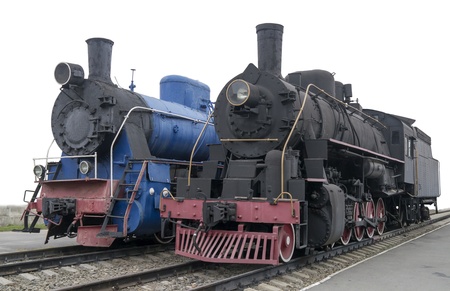 Old men-steam locomotives