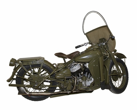 Elite American motorcycle of the middle of last centuryの写真素材