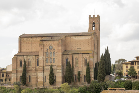 Church of St. Dominic. Siena. Italyのeditorial素材