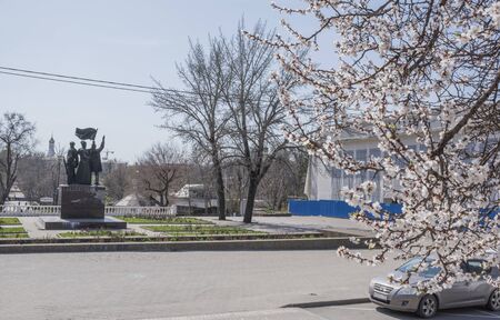 ROSTOV-ON-DON, RUSSIA- APRIL 07- Reconstructed cinema "Russia" on April 07; 2016 in Rostov-on-Donのeditorial素材