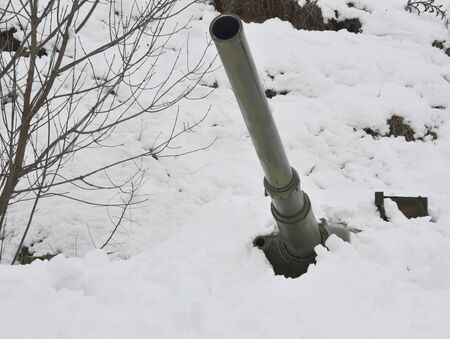 Wounded Russian tankのeditorial素材