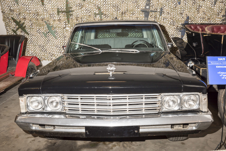 Moscow, Russia -September 04,2016: Car ZIL-117 (1974) in "Mosfilm" Museumのeditorial素材