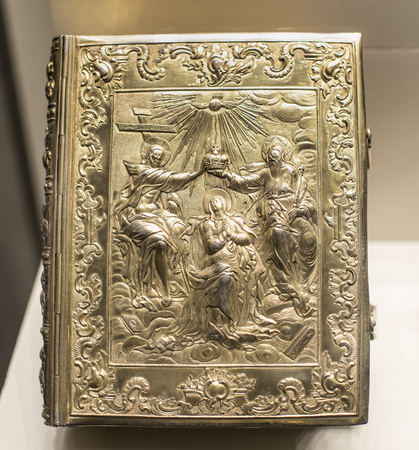 Moscow, Russia -September 08,2016: Triptych. Museum of the Patriotic War of 1812のeditorial素材