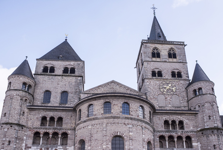 Trier,Germany- January 03, 2017: Cathedral of St. Peter -the oldest Christian church in Germanyのeditorial素材