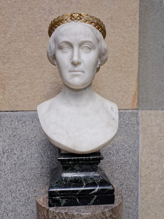   Paris,France- May 02,2017: Museum of Orsay. Bust of Princess Mathilde -Louis Fulconis .1861のeditorial素材