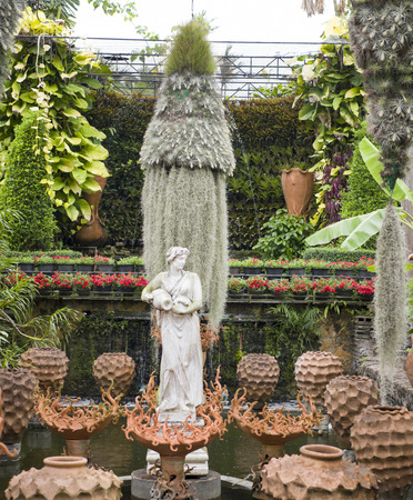 Pattaya,Thailand- February 23,2018: Ceramics in the park of Madame Nong Noochの写真素材