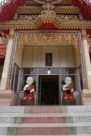  Kanchanaburi,Thailand- February 19,2018: Temple of the cave of the tiger (Wat Tham Khao Noi)のeditorial素材