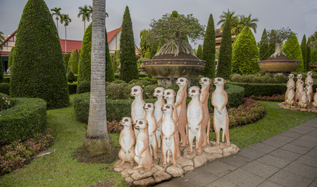 Pattaya,Thailand- February 23,2018: Sculptures in the park of Nong Noochの写真素材
